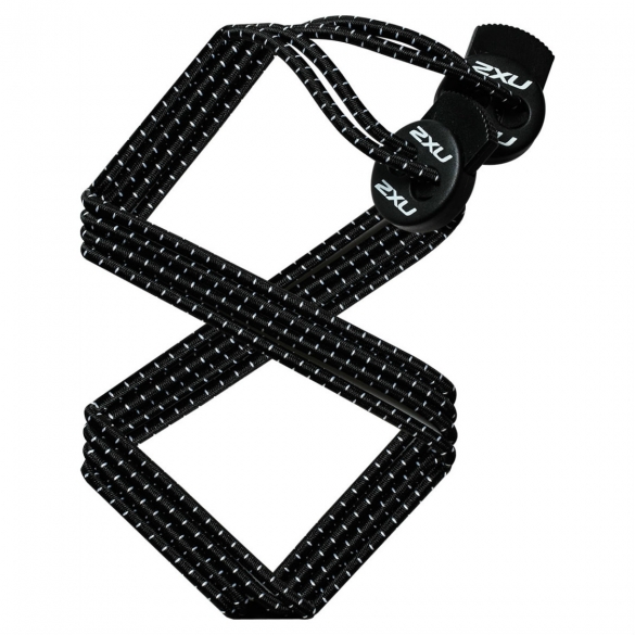 2XU Locked Laces elastische veters zwart 2015 UA1855g UA1855g